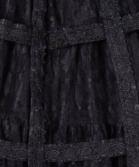 h.NAOTO/エイチ・ナオト　Blue Bloody Rose Bird Cage Dress (Msize)