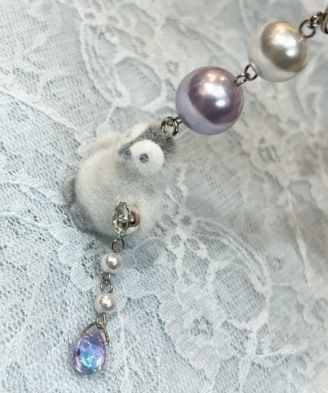 mignardises/ミニャルディーズ　皇帝ペンギンの赤ちゃんピアス(ｍ176-1)