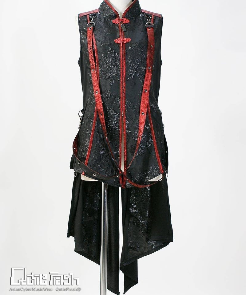 QutieFrash/キューティーフラッシュ9918-BT 後ろロングチャイナベスト