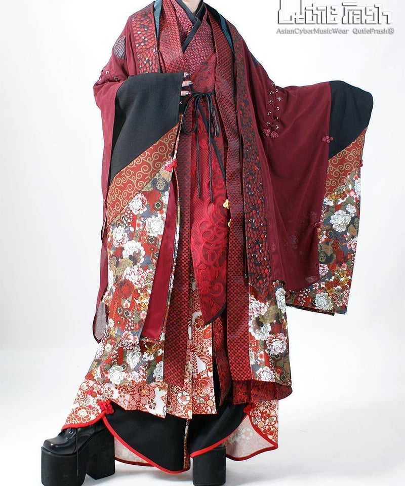 QutieFrash キューティーフラッシュ /着物ロングカーデ