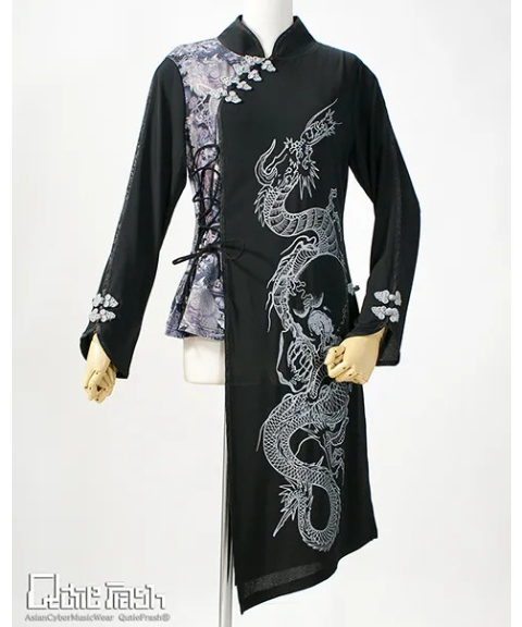 QutieFrash/キューティーフラッシュ 2003-CT 和柄チャイナカットソー