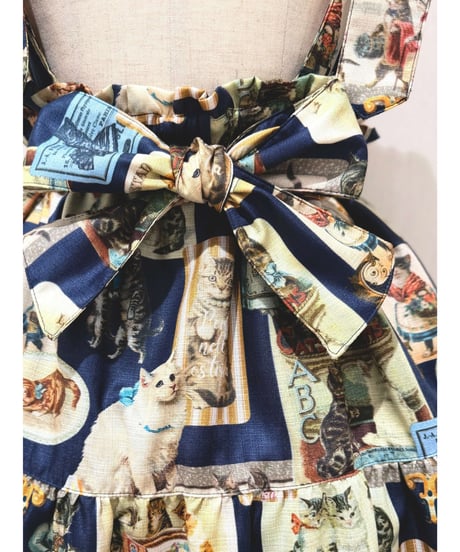 Perla nell' ostrica　125045-2 Vintage Cat Skirt（Blue）