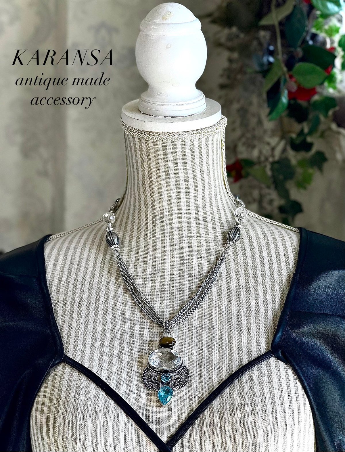 KARANSA/カランサ KN-546《ホーリーマプチャ・水晶＆ ブルートパーズ