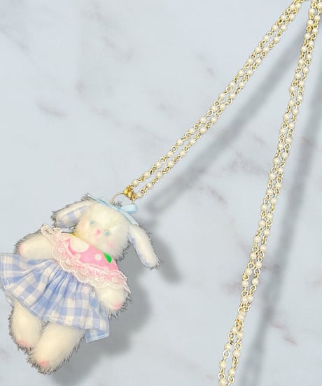 atelier bonbon/アトリエボンボン　BO-359 テディベア　ブルーうさぎ2way