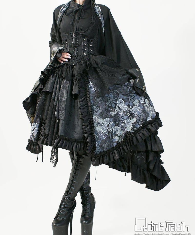 QutieFrash/キューティーフラッシュ 9932-SK 和柄パニエスカート | Arco