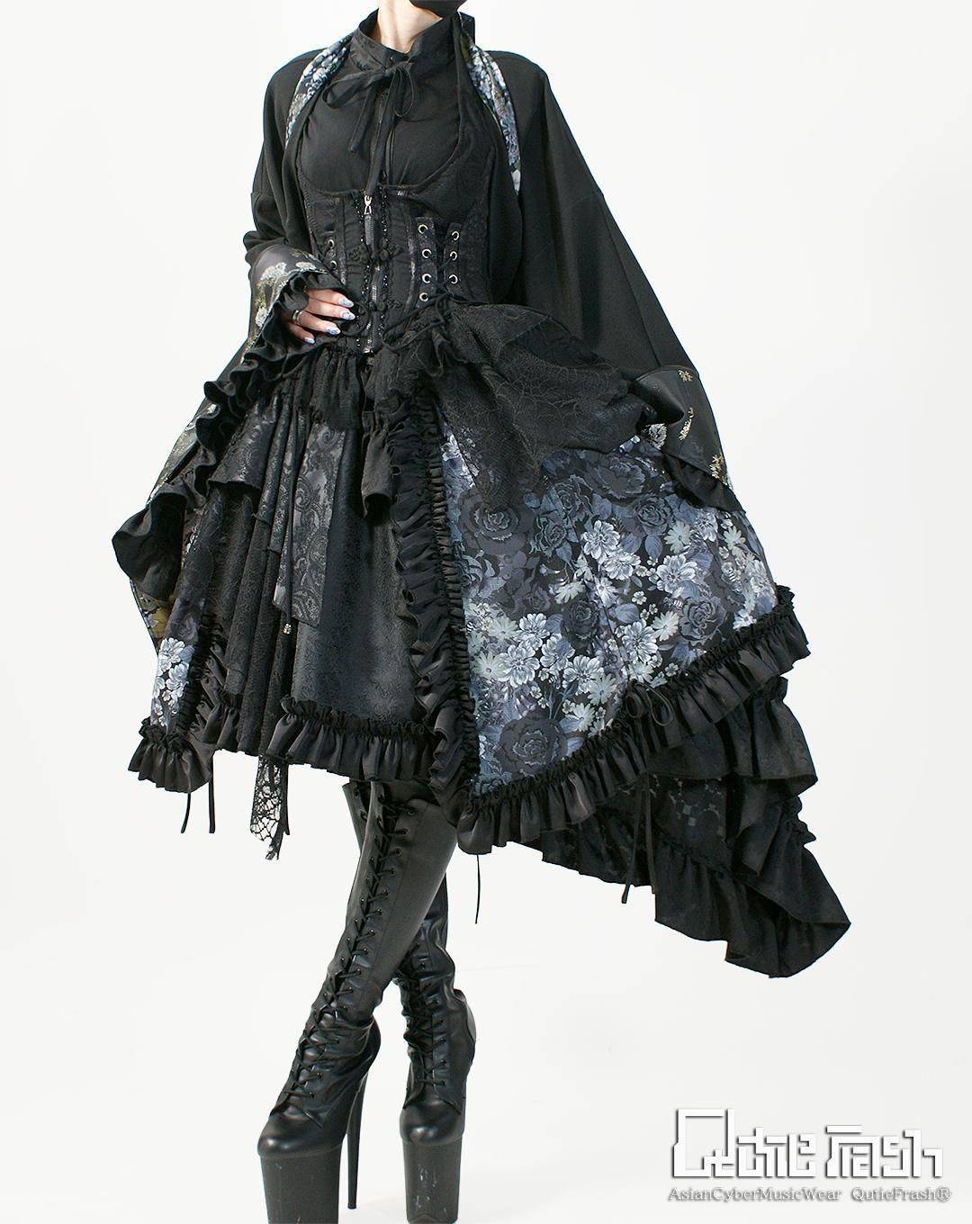 QutieFrash/キューティーフラッシュ 9932-SK 和柄パニエスカート | Arco