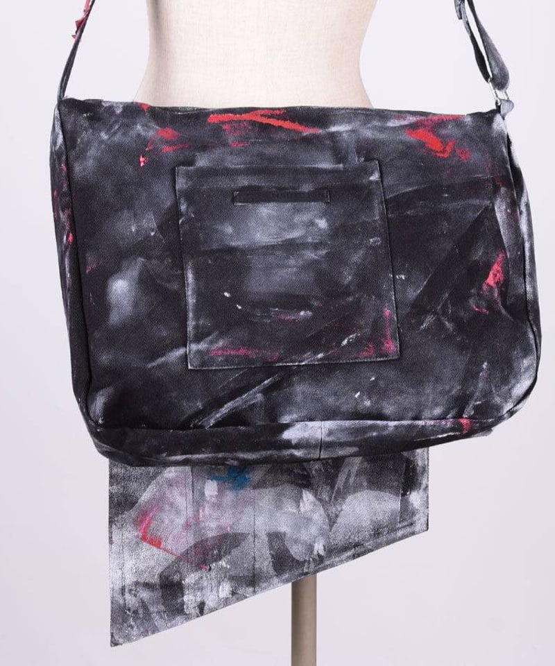 HN+DIE D.O.A ニュースペーパーバッグ h.naoto h.NAOTO/エイチ・ナオト Destroy Action Paint Bag | Arco