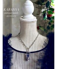 KARANSA/カランサ　KN-571 《シャトーキャンドル・蛍石＆アメジスト》  天然石ネックレス2way