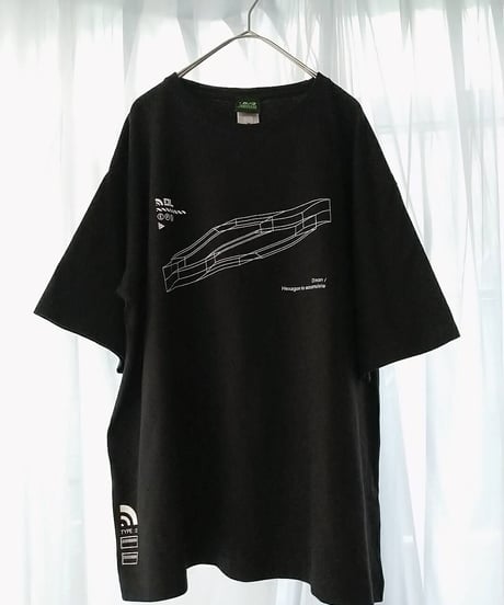 D/3/ディースリー　hexagon　ビッグTシャツ