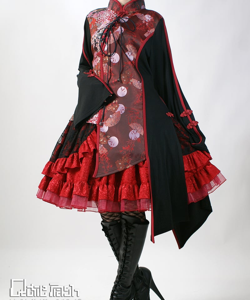 QutieFrash/キューティーフラッシュ 9855-CT チャイナチュニック QutieFrash/キューティーフラッシュ 9855-CT チャイナチュニック