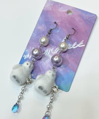 mignardises/ミニャルディーズ　皇帝ペンギンの赤ちゃんピアス(ｍ176-1)