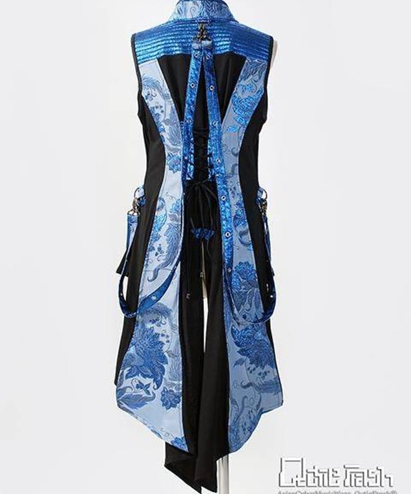 QutieFrash/キューティーフラッシュ9918-BT 後ろロングチャイナベスト