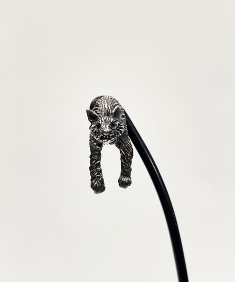 kaus/カウス　猫ピアス（シルバー）