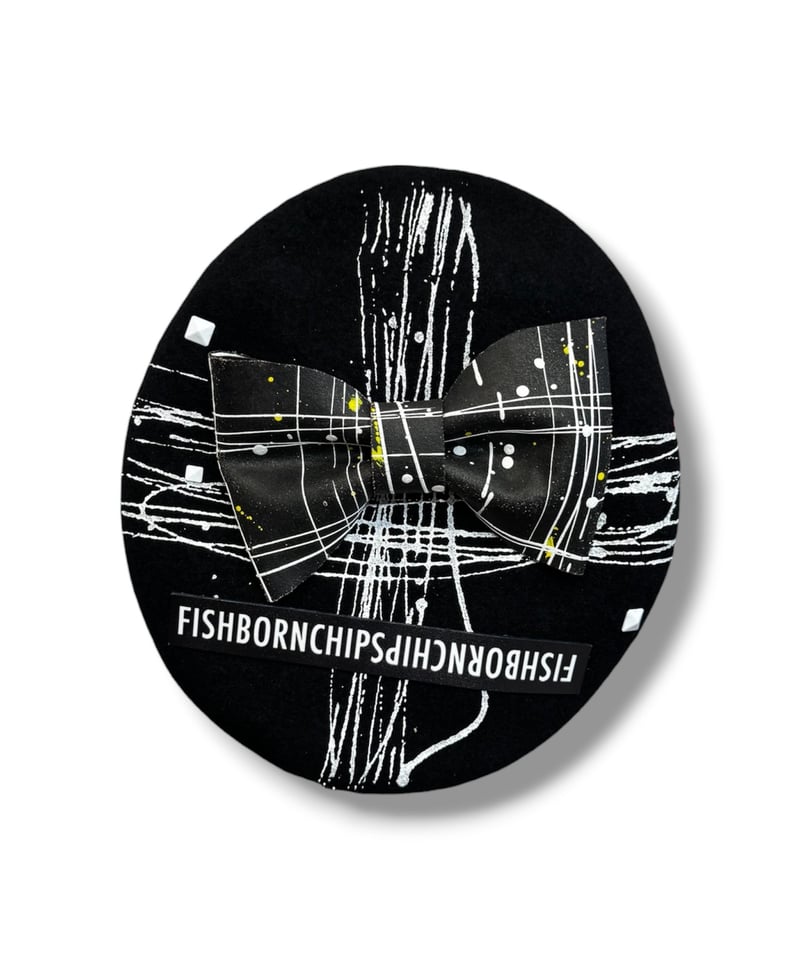 Fish Born Chips/フィッシュボーンチップス Big Ribbonベレー帽 | A