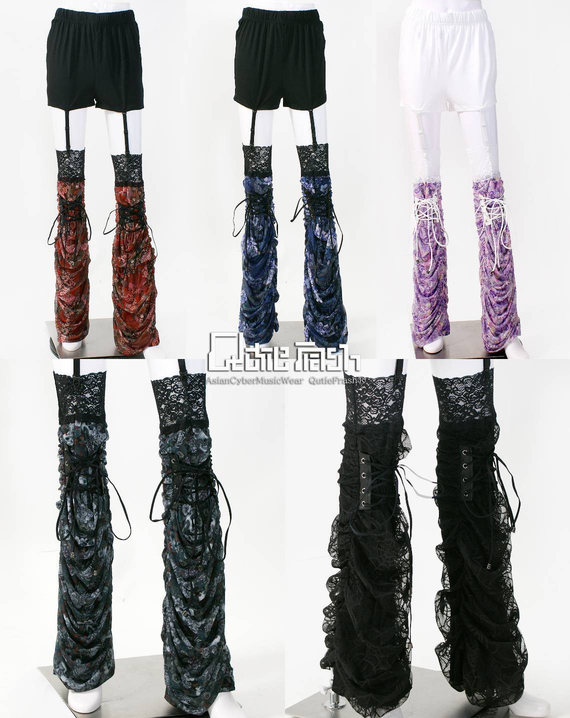 RAKUTAO53697様キューティーフラッシュ レッグパンツ ブルー fit=scale