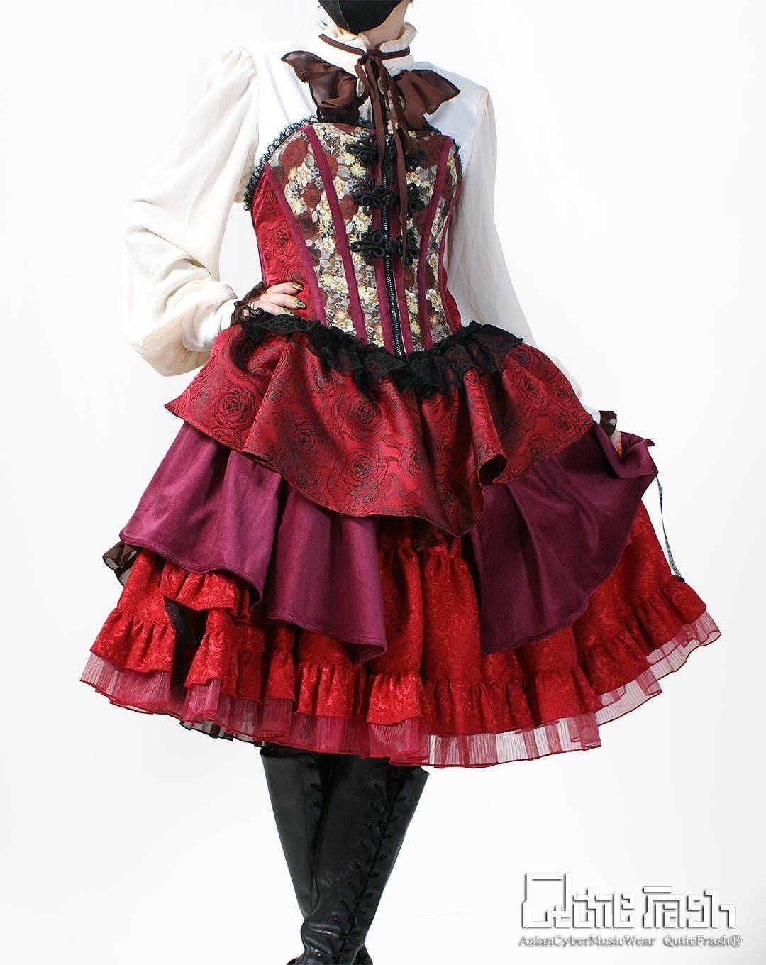 QutieFrash/キューティーフラッシュ 9930-CT オーバーバストコルセット