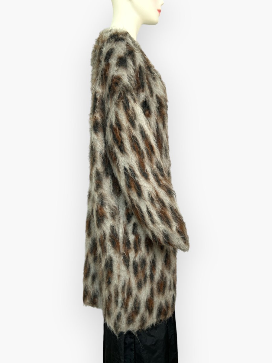 4298 SHIZUKA KOMURO レオパードニットロングカーディガン [555-9801