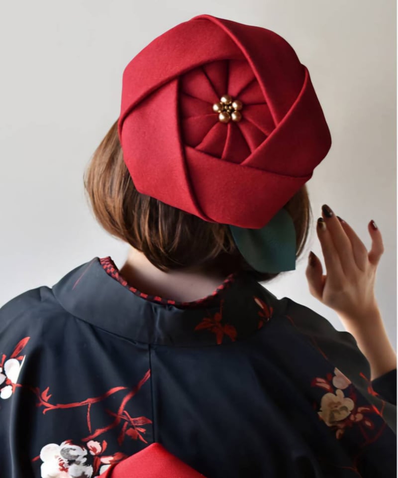 あそ美や 椿 ミニベレー帽 あそ美や on X