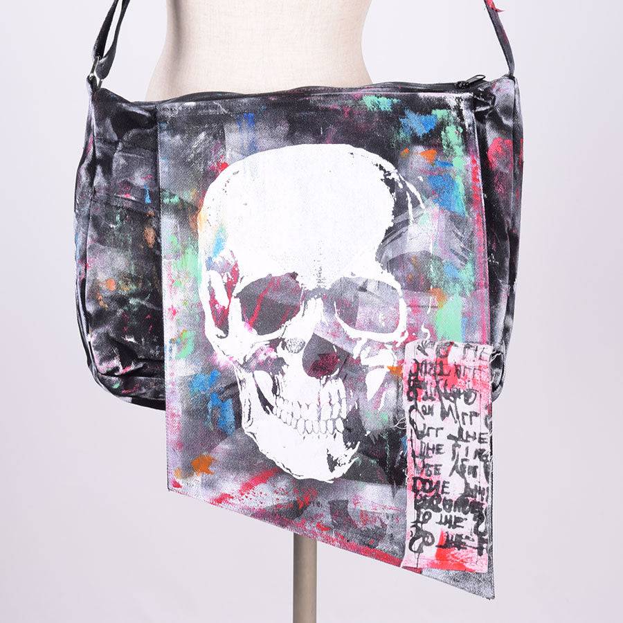 HN+DIE D.O.A ニュースペーパーバッグ h.naoto h.NAOTO/エイチ・ナオト Destroy Action Paint Bag | Arco