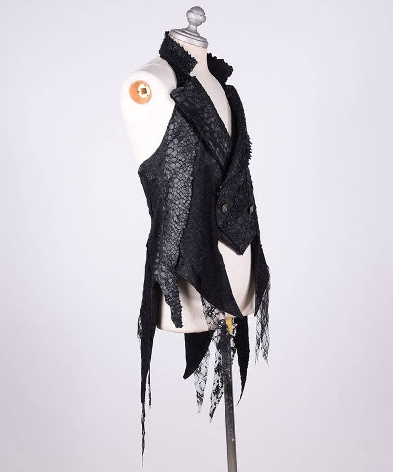 h.NAOTO ドラゴンレザー コルセットスカート フィッシュテール 紫 h.NAOTO ドラゴンレザー コルセットスカート フィッシュテール 紫