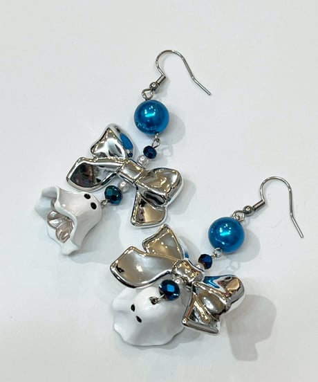 mignardises/ミニャルディーズ　ゴーストピアス(ｍ167-1)