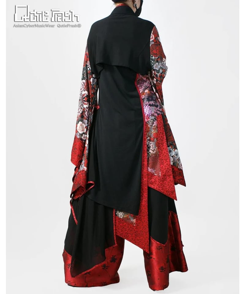 QutieFrash/キューティーフラッシュ 2003-CT 和柄チャイナカットソー