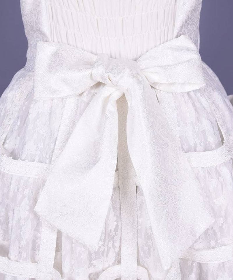 h.NAOTO/エイチ・ナオト Rose Bird Cage Dress(White)【XXL h.NAOTO/エイチ・ナオト Rose Bird Cage Dress(White)【XXL