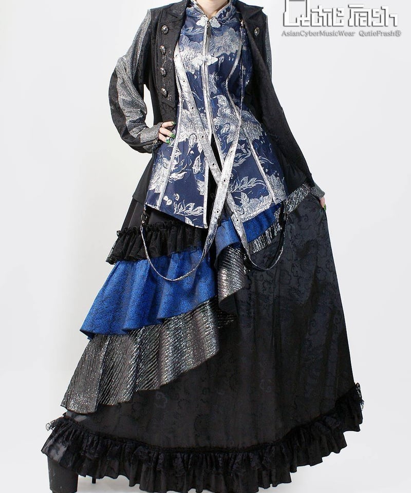 QutieFrash/キューティーフラッシュ9918-BT 後ろロングチャイナベスト