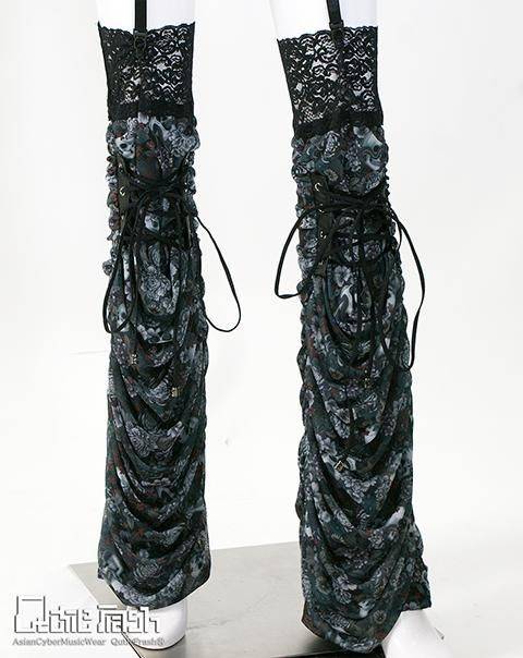 ❪ QutieFrash ❫ キューティーフラッシュ　ガーター付きレッグパンツ Qutie Frash キューティーフラッシュ ガーター付きレッグカバー Qutie