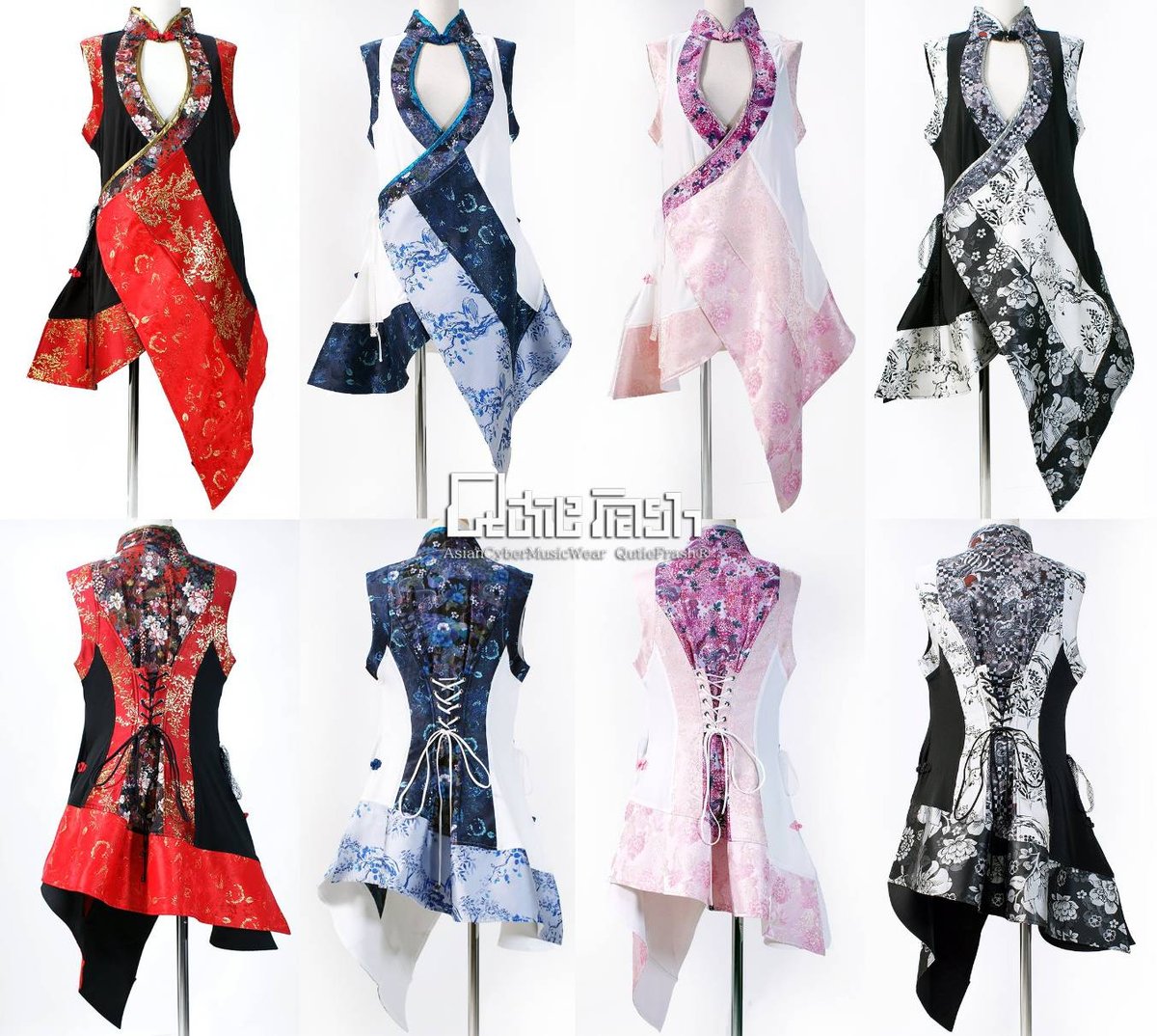 キューティーフラッシュ チャイナチュニック ネイビー キューティーフラッシュ チャイナチュニック ネイビー キューティー