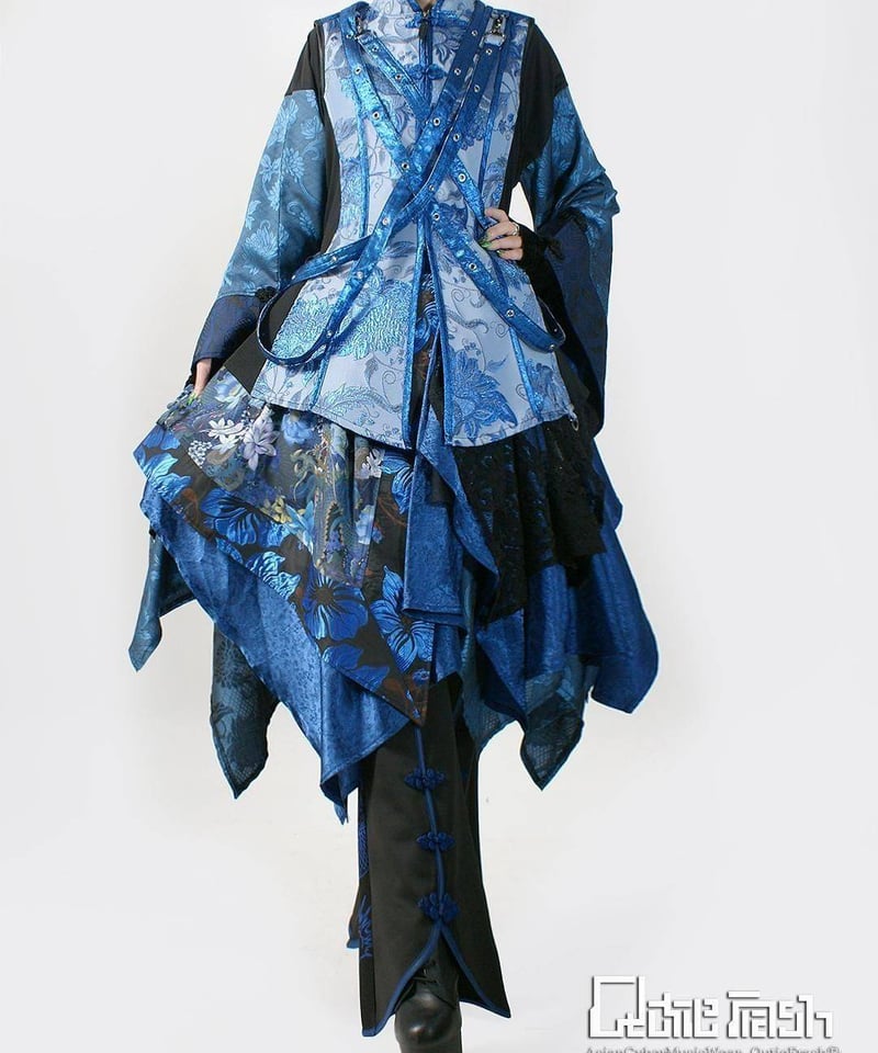 QutieFrash/キューティーフラッシュ9918-BT 後ろロングチャイナベスト