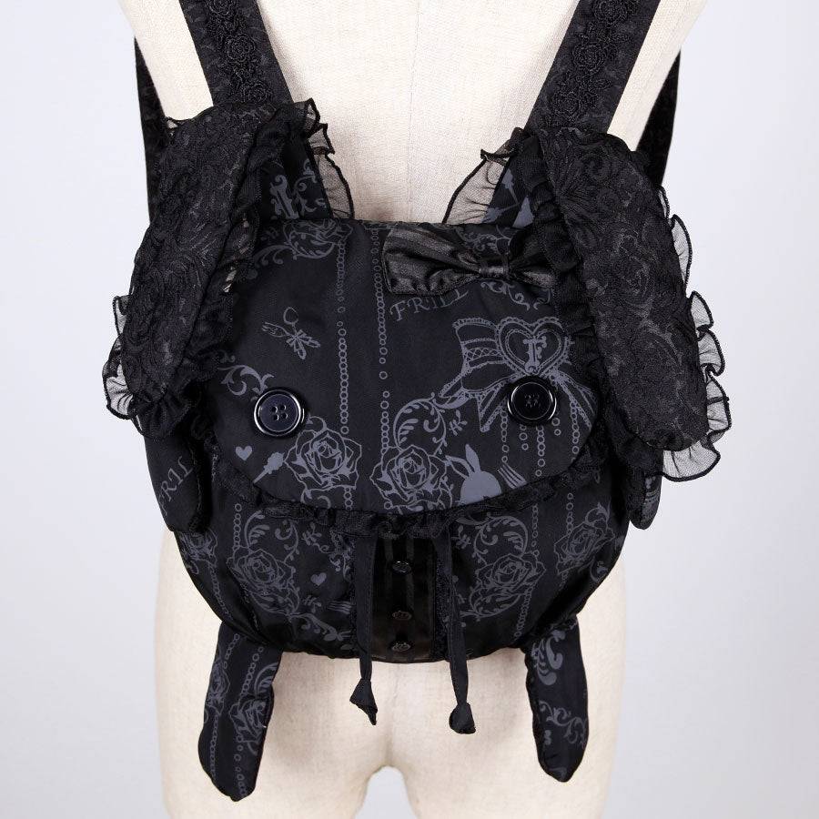 h.NAOTO/エイチ・ナオト Lovely Bunny Frill Backpack / B