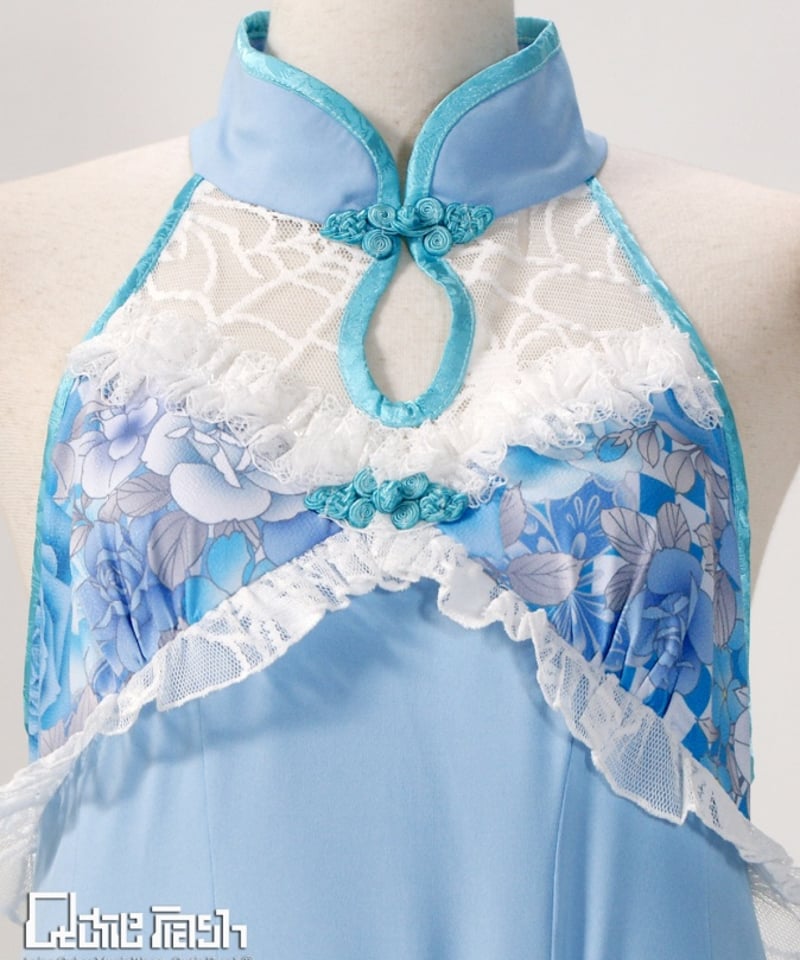 QutieFrash/キューティーフラッシュ 9858-OP 和柄ホルターワンピ | Arco