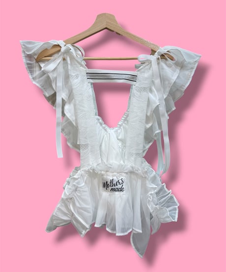 mother's made/マザーズメイド　603306 シフォンビスチェ(白)