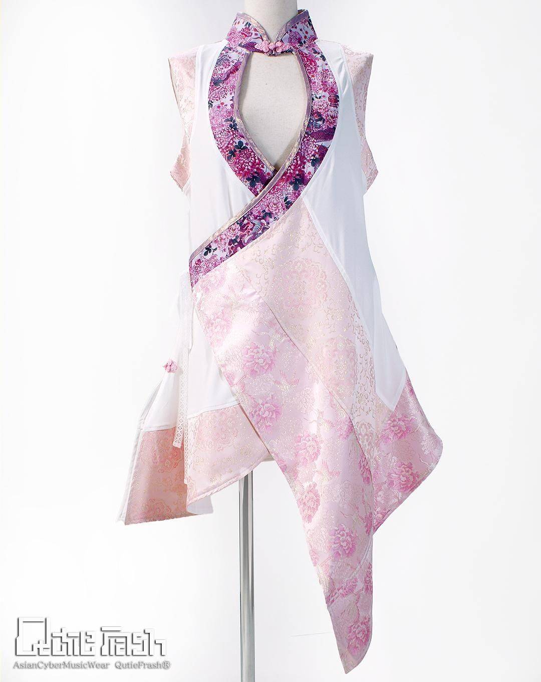 QutieFrash/キューティーフラッシュ 9891-OP 胸開きチャイナチュニック