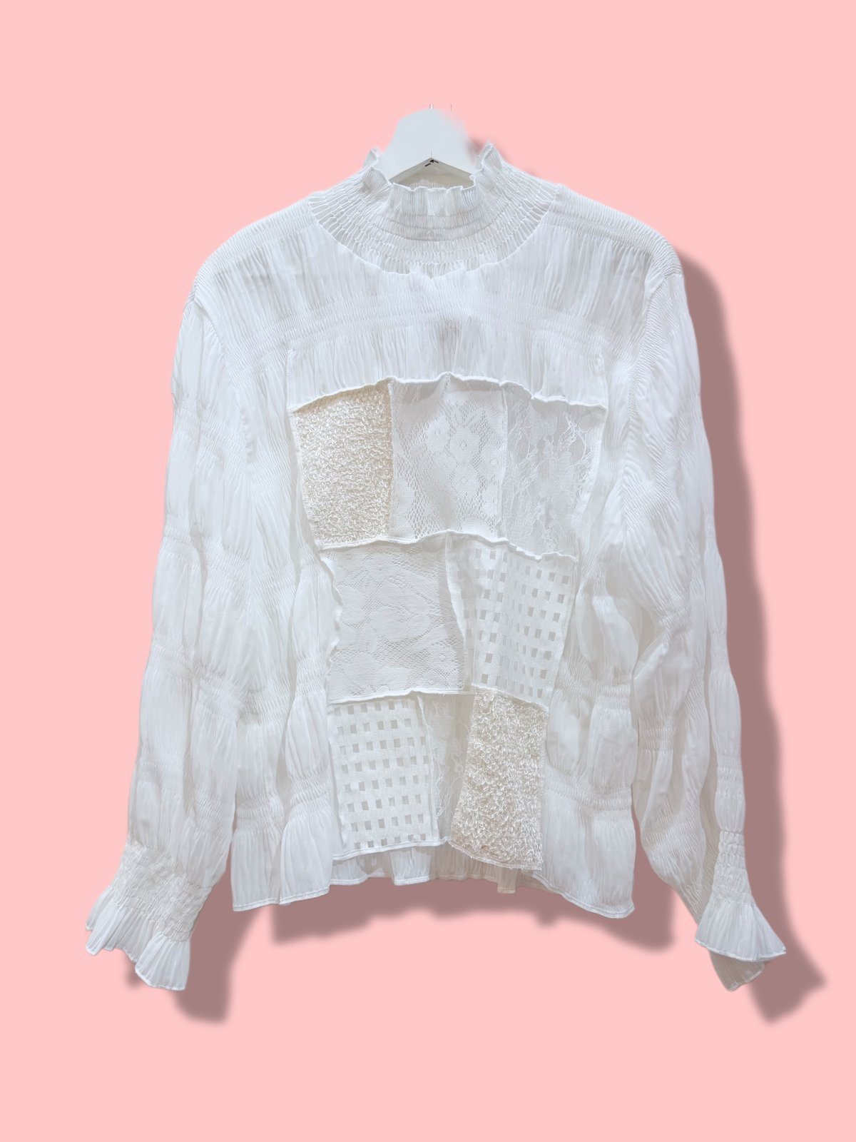 mother's made/マザーズメイド 509203 パッチワーク シアーTOPS（Whi