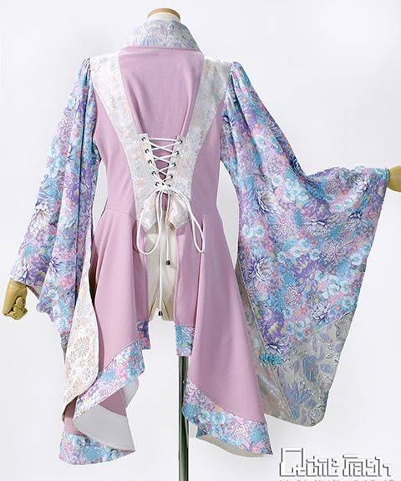 QutieFrash/キューティーフラッシュ 9911-CD サイドロング着物カーデ