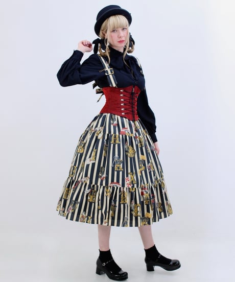 Perla nell' ostrica　125045-1  Alice in Wonder Glyph skirt（Black）