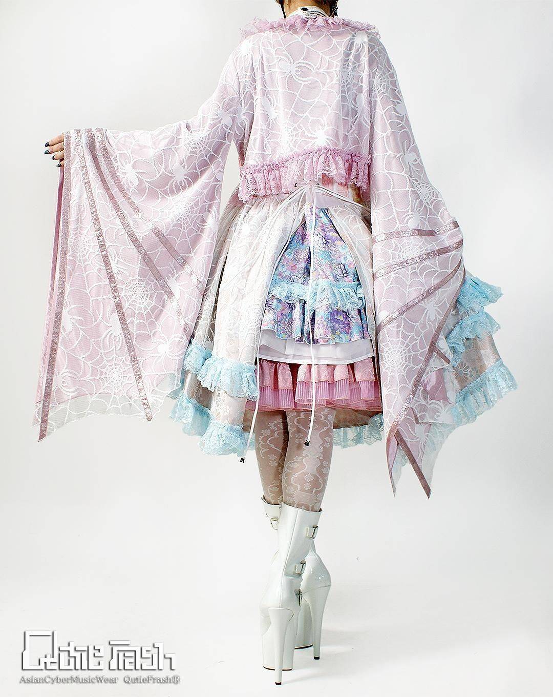 QutieFrash/キューティーフラッシュ 9925-CD 蜘蛛メッシュカーデ | Arco