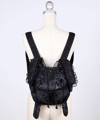 h.NAOTO/エイチ・ナオト　Lovely Bunny Frill Backpack / BK