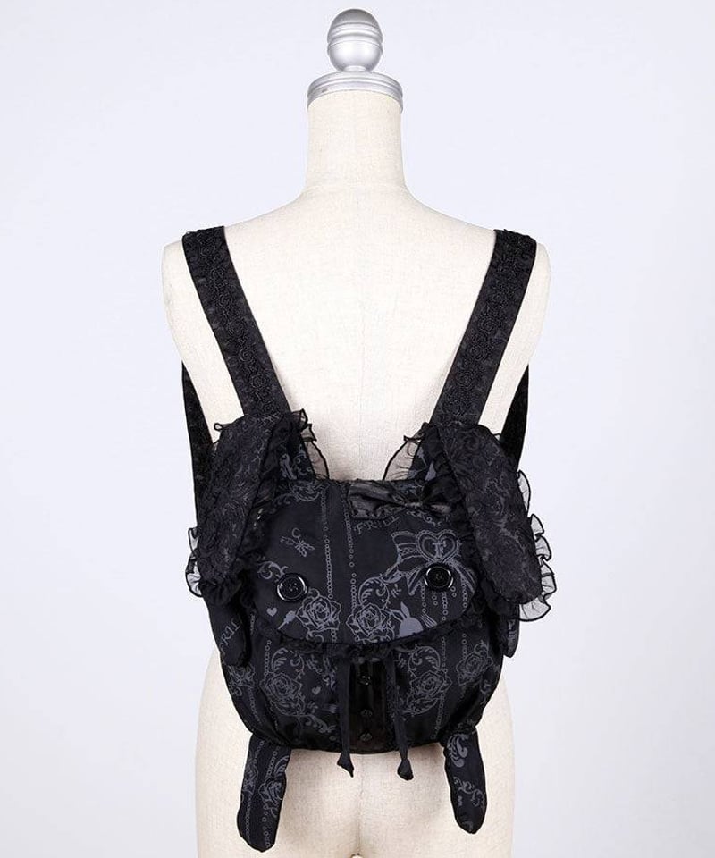 h.NAOTO/エイチ・ナオト Lovely Bunny Frill Backpack / B
