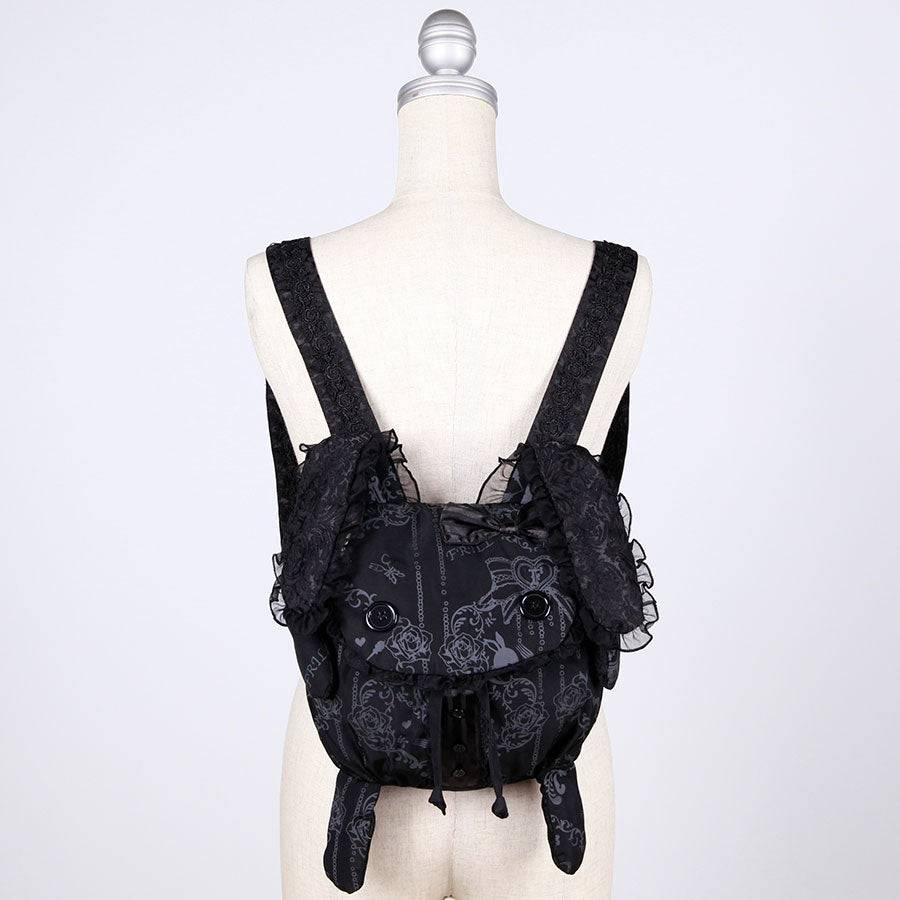 h.naoto FRILL エイチナオト リュック h.NAOTO/エイチ・ナオト Lovely Bunny Frill Backpack / B