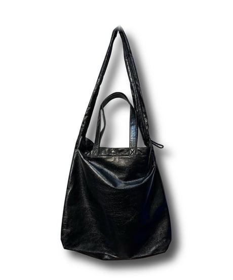 Fish Born Chips/フィッシュボーンチップス　とびだし注意 2 way BAG！(ブラック)