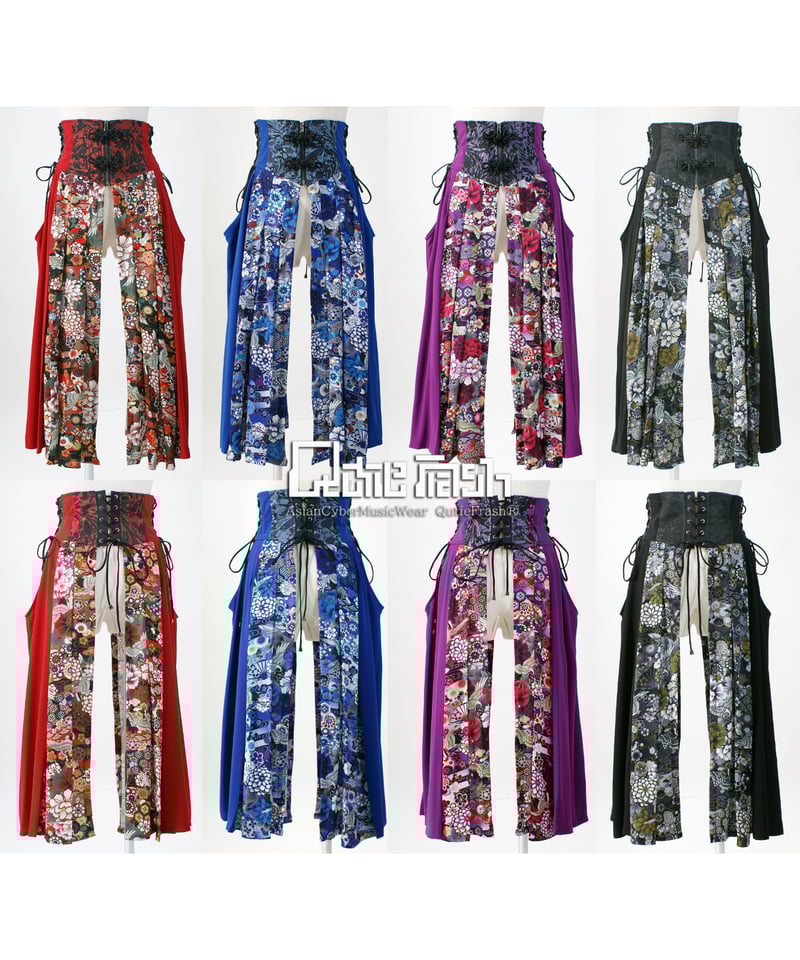 QutieFrash 帯コルセット 和柄