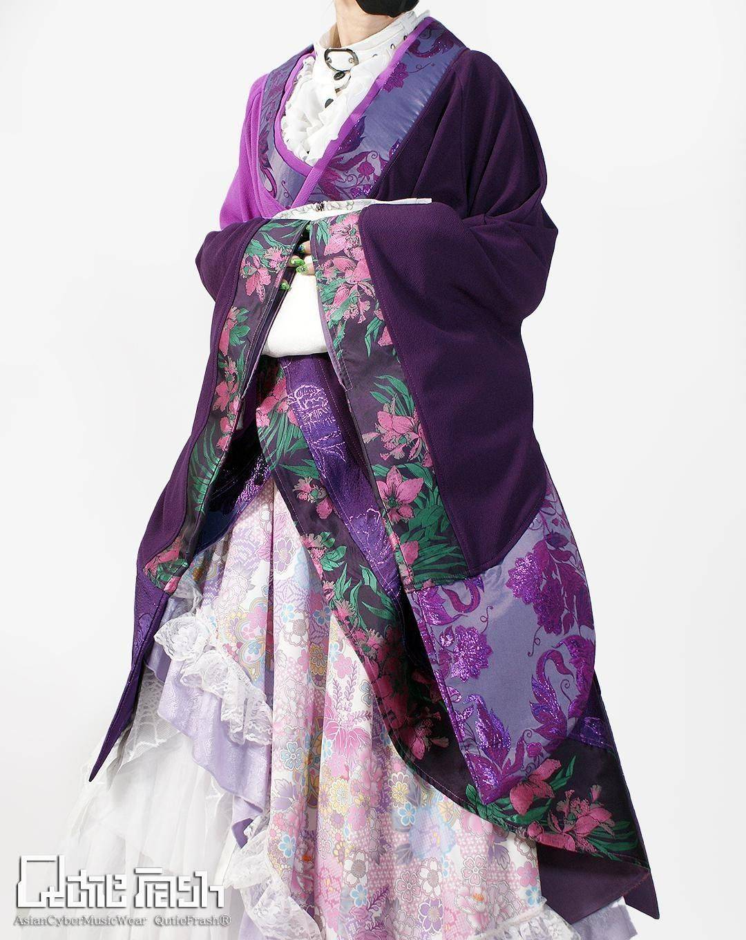 QutieFrash/キューティーフラッシュ 9912-CD アシメ着物カーデ | Arcob