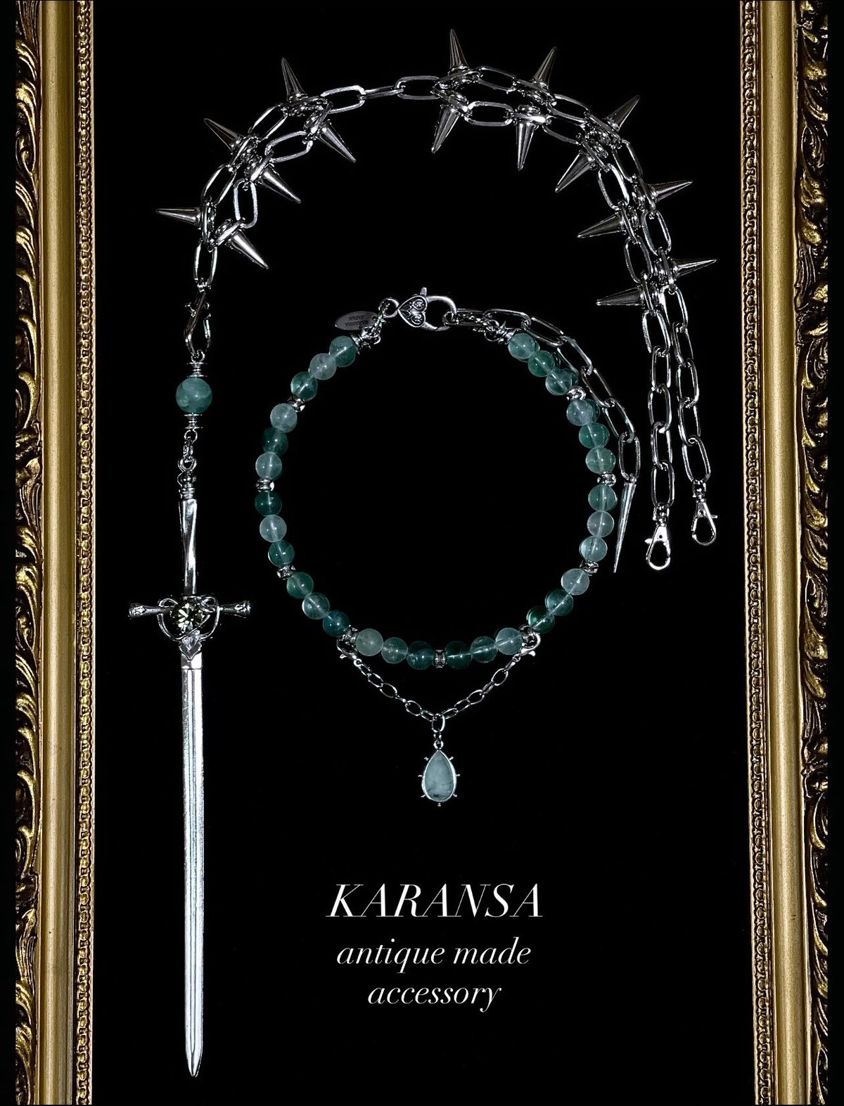 KARANSA/カランサ KN-574 《ジハードの聖剣・フローライト》 天然石