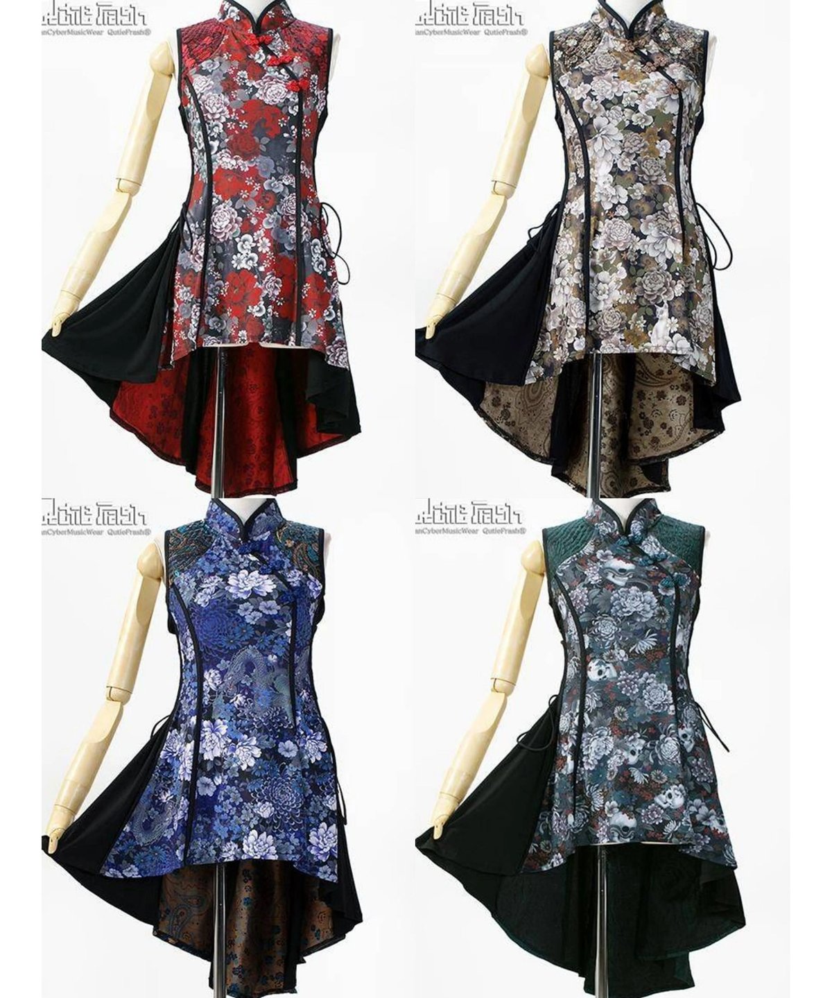 QutieFrash/キューティーフラッシュ 9868-OP 和柄チャイナワンピ | Arco