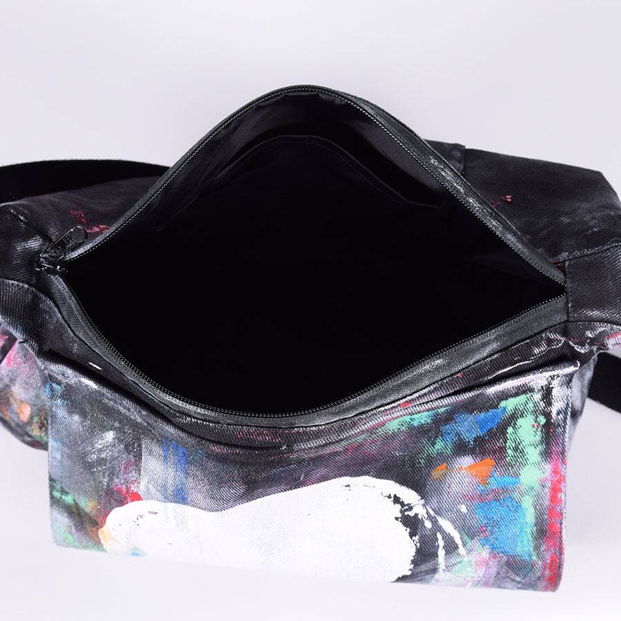 h.NAOTO/エイチ・ナオト Destroy Action Paint Bag | Arco
