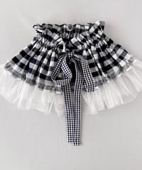 DRESS ME/ドレスミー　つけ襟 GINGHAM(BK)