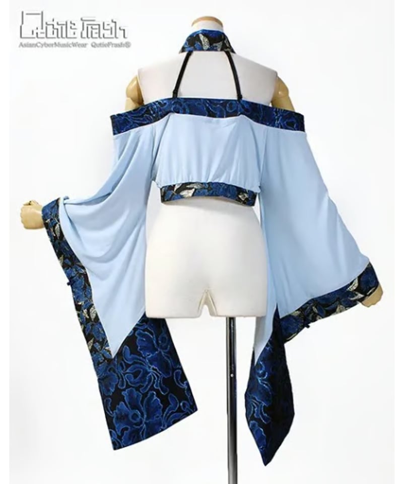 QutieFrash/キューティーフラッシュ 9896-CD チャイナオフショル着物